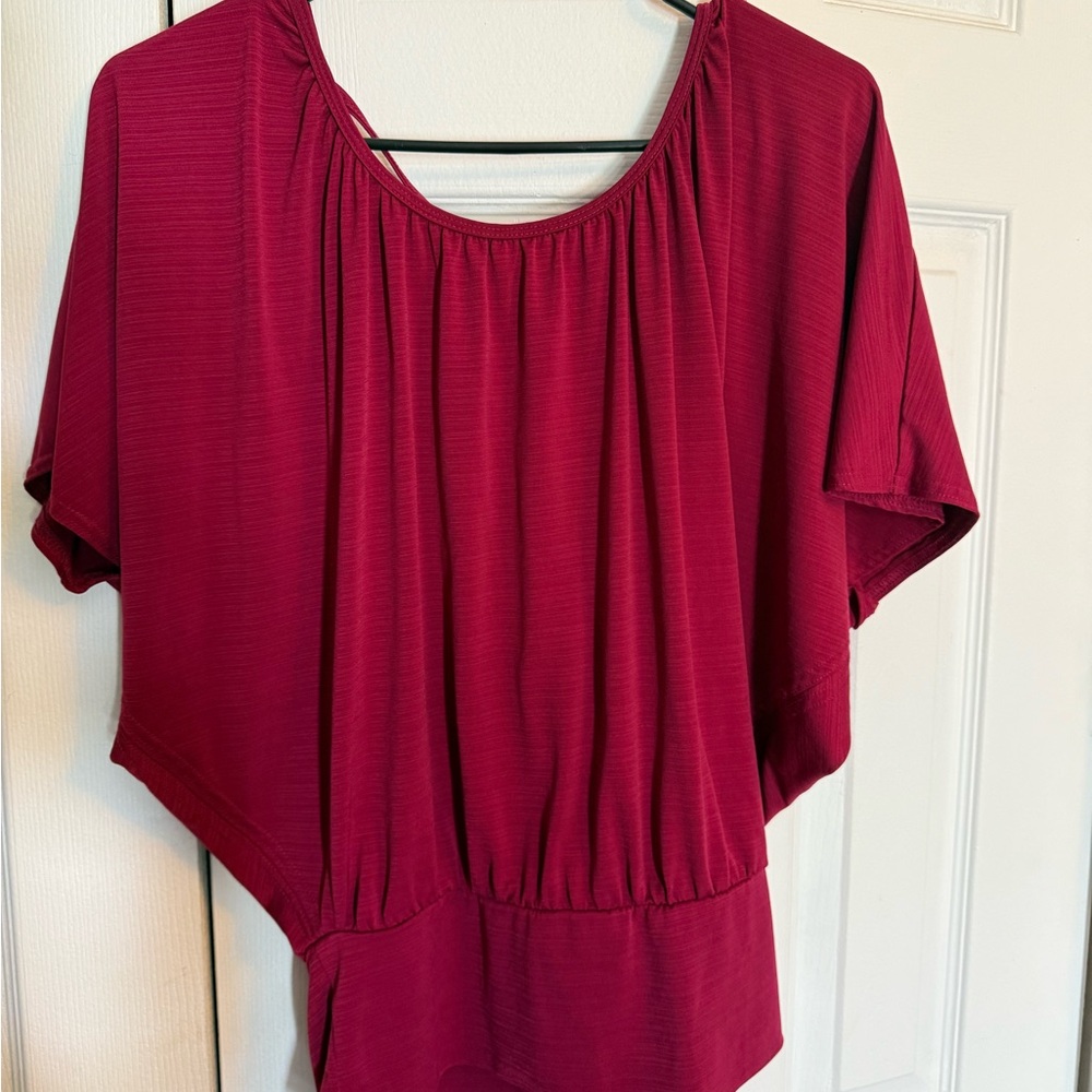 Elegant Women's Red Top